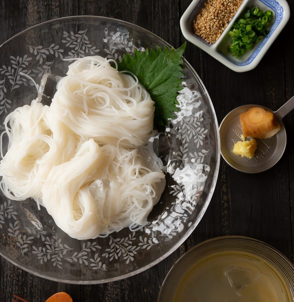 ビーフンで簡単 グルテンフリーそうめん風